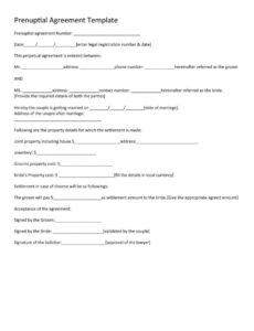 Contract Paper Template Pdf Example