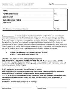 Costum Fillable Contract Template Excel Sample