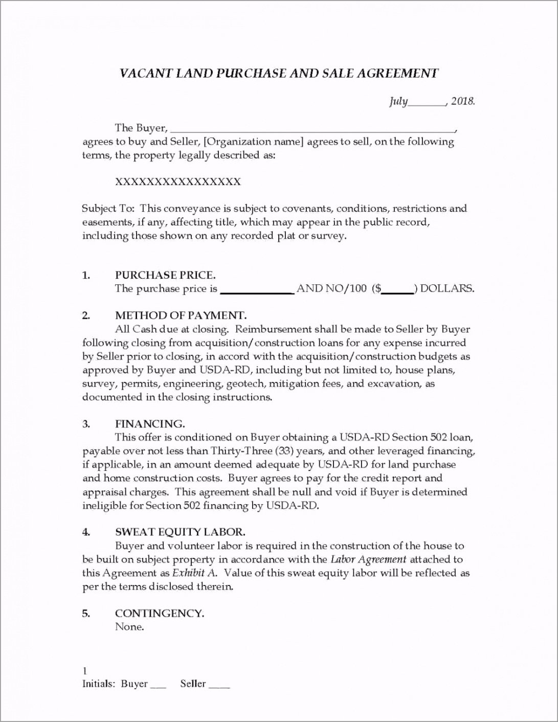 Free Angel Investor Contract Template Word Example