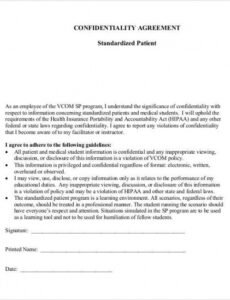 Free Doctor Patient Contract Template Doc Example