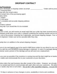 Printable Freight Contract Template Word