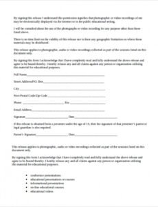 Printable Talent Contract Template Word Example