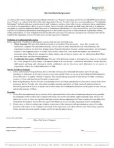 Social Work Client Contract Template Doc