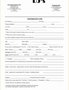 Wedding Dj Contract Template Doc Sample