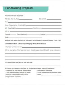 Best Fundraising Contract Template Excel Example