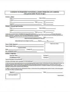 Best Tattoo Apprenticeship Contract Template
