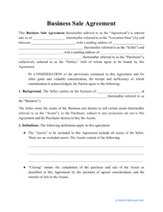 Costum Basic Agreement Contract Template Doc Example