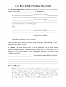 Costum Land Contract Agreement Template Pdf Sample