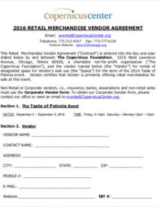 Costum Retail Installment Contract Template  Example