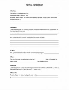 Editable Basic Agreement Contract Template