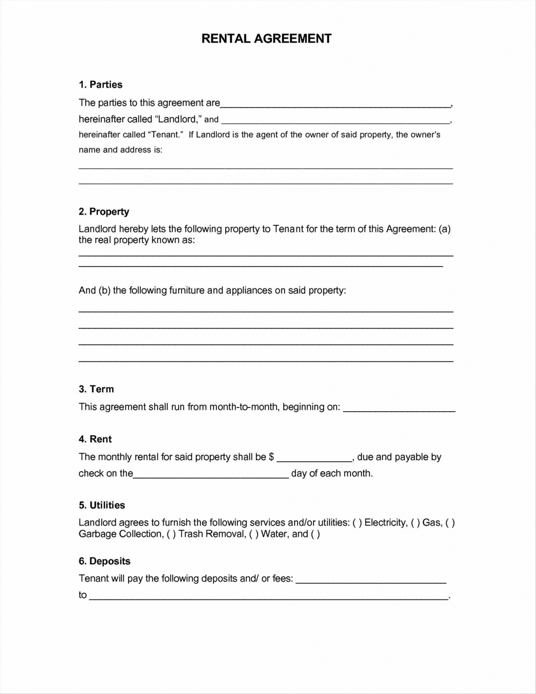 Editable Basic Agreement Contract Template