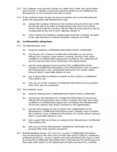 Free Contract Manufacturing Agreement Template Doc Example