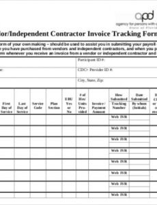 Free Contract Tracking Spreadsheet Template Pdf
