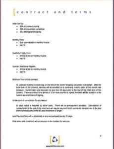 Grant Writer Contract Template