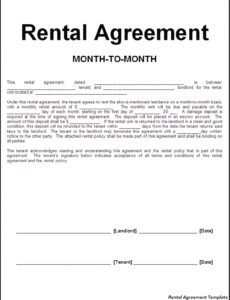 Printable Basic Agreement Contract Template Excel Example