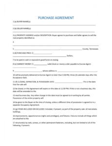 Professional Basic Agreement Contract Template Word Sample