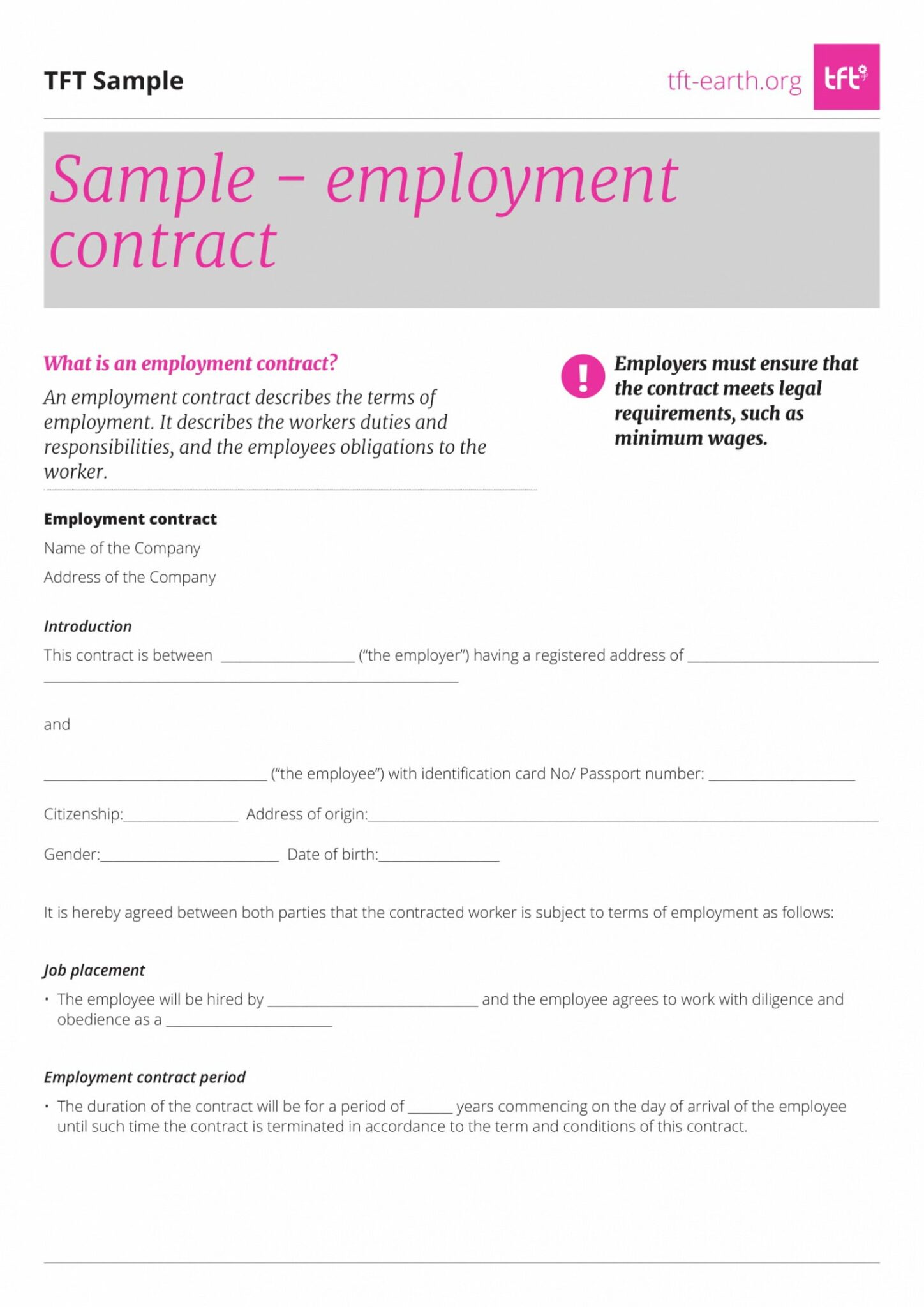 Contract Labor In Spanish Translation