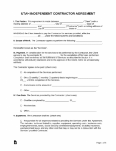 Professional General Labor Contract Template Doc Example