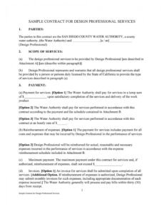Best Monthly Retainer Contract Template Pdf