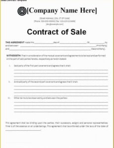 Best Template For Business Contract  Example