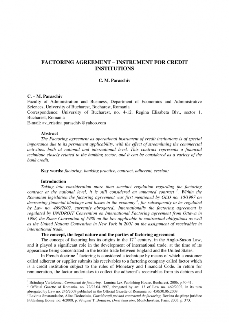 Costum Contract Abstract Template Pdf Sample