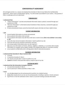 Editable Church Employment Contract Template Excel Sample