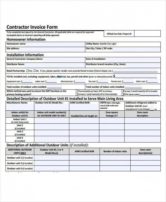 Editable Electrical Work Contract Template  Sample