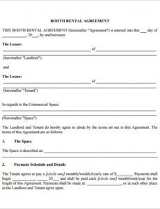 Editable Rent A Chair Contract Template Excel Example