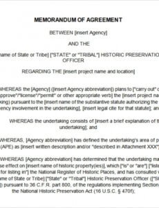 Professional Contract Agreement Template Between Two Parties Excel