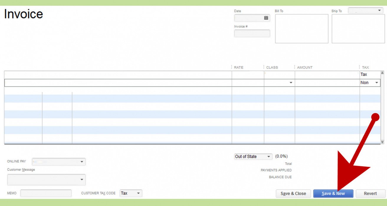 Quickbooks Contract Template  Example