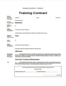 Tattoo Apprentice Contract Template Excel