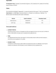 Printable Sports Agent Contract Template