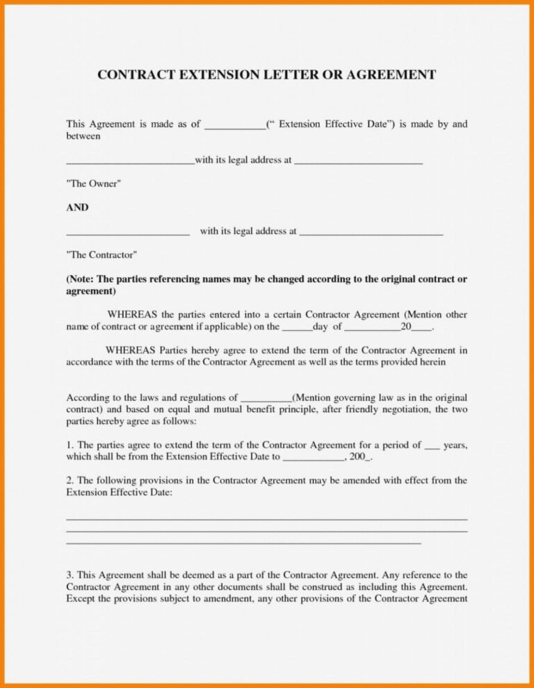 Best Simple Time And Materials Contract Template Doc Sample Steemfriends 7725