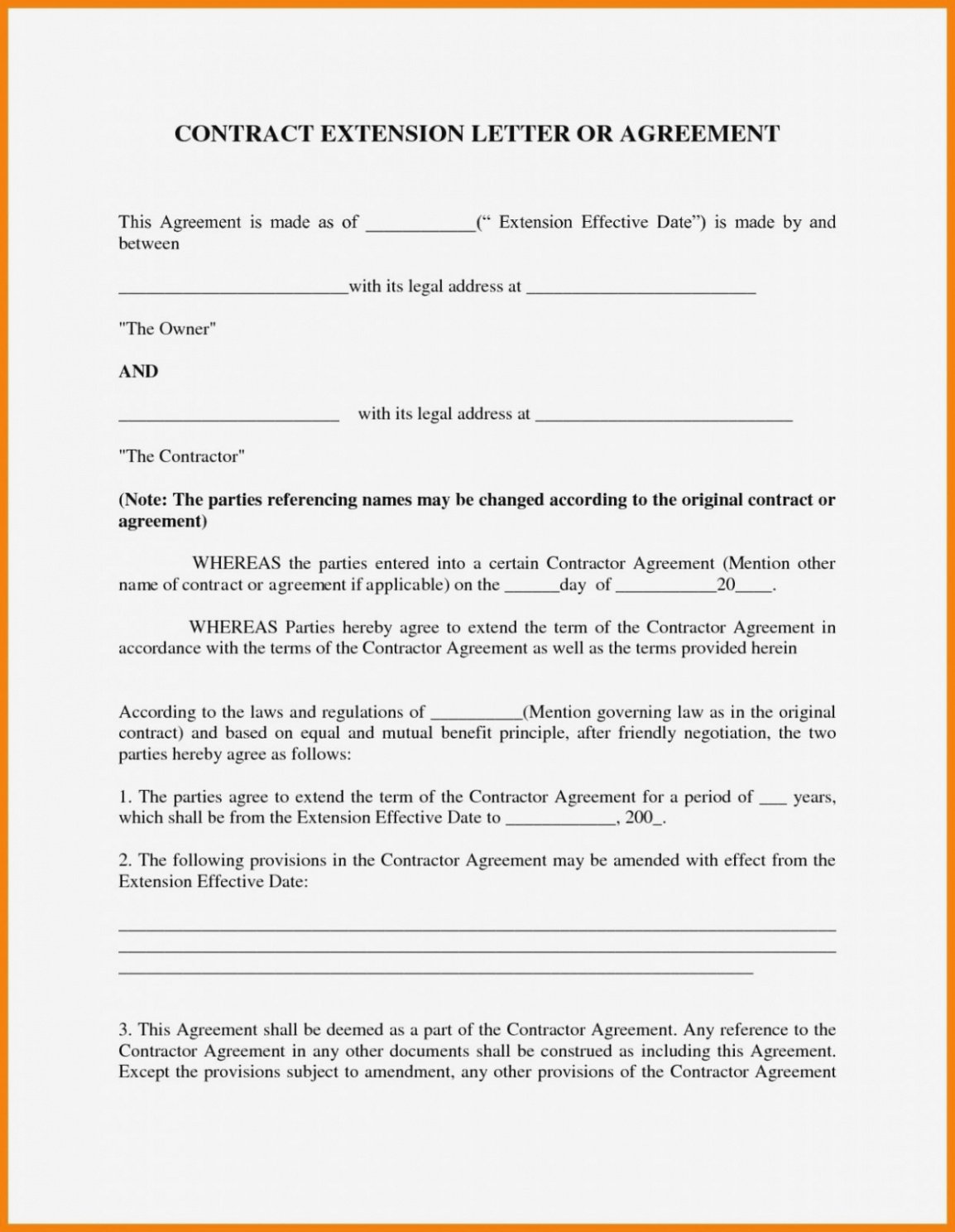 Best Simple Time And Materials Contract Template Doc Sample