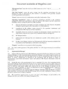 Free Vacation Rental Property Management Contract Template