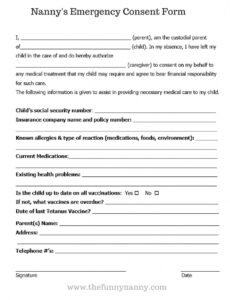 Printable Errand Service Contract Template Word
