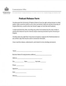 Printable Podcast Advertising Contract Template Word