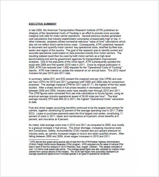 Best Trucking Contract Proposal Template Doc Sample