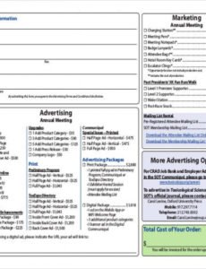 Editable Magazine Advertising Contract Template Word