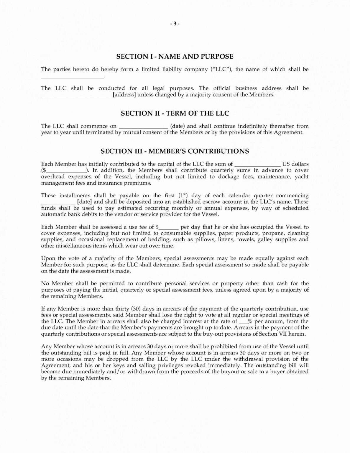 Editable Shared Ownership Contract Template PDF Example Steemfriends