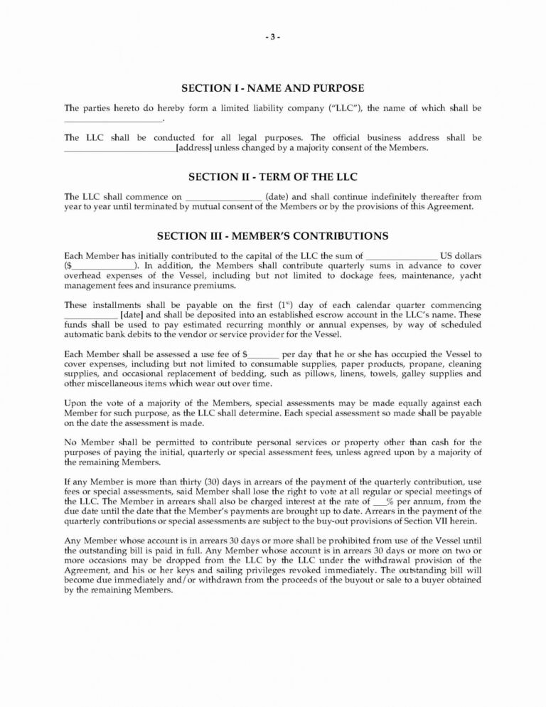 Editable Shared Ownership Contract Template PDF Example Steemfriends