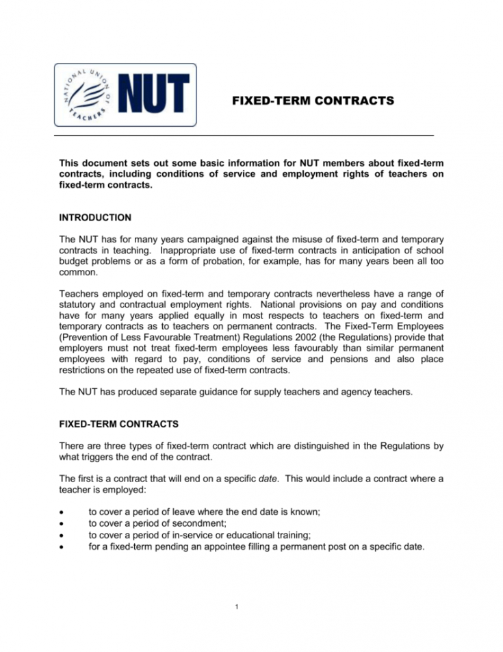 What Is Fixed Term Employment Contract