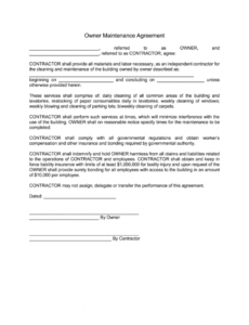 Free Mining Contract Template Pdf