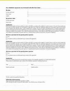Living Together Contract Template