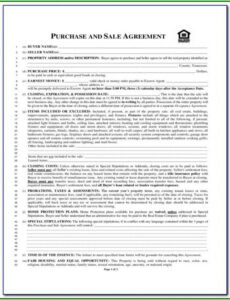 Right Of First Refusal Real Estate Contract Template Pdf