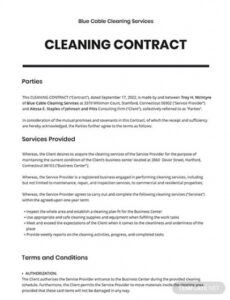 Guaranteed Hours Contract Templat