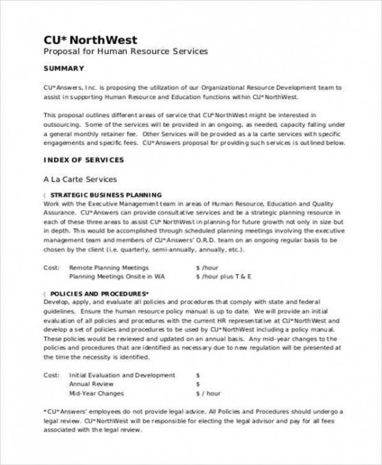 Human Resources Consulting Contract Template Excel