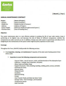 Professional 1 Year Employment Contract Template Doc Example