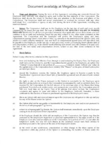 Professional Fixed Term Employment Contract Ontario Template  Example
