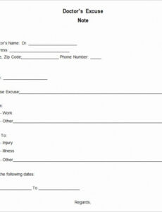 Costum Funeral Excuse Letter For Work Template Excel Sample